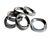 Vintage Silverplate Modernist Napkin Rings, Set of 6 For Sale In Miami - Image 6 of 16