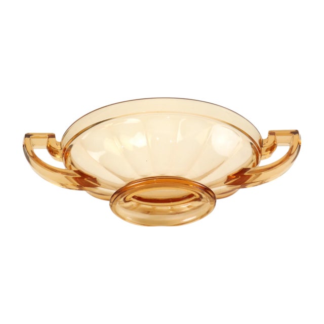 Art Deco Noémie Oval Fruit Bowl from Val Saint Lambert, 1930s For Sale - Image 9 of 12