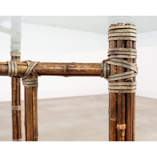 McGuire Organic Modern Rectangular Bamboo Dining Table 8 Ft. For Sale In Sacramento - Image 6 of 18