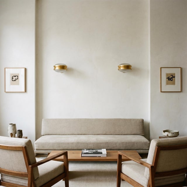 Metal Vintage Gamma Golden Lamps by Sergio Mazza for Artemide, 1960s, Set of 2 For Sale - Image 7 of 12