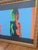 Large Contemporary Neon Art Oil on Canvas Painting 1980s Pop Art For Sale In Chicago - Image 6 of 11