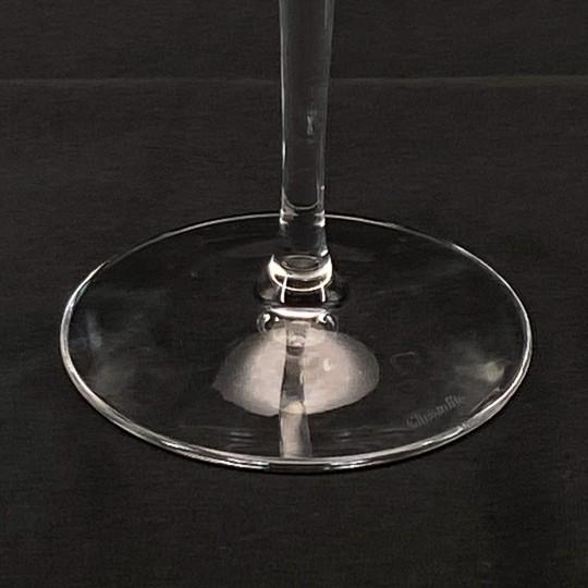 Late 20th Century Christofle "Albi Verre" Red Wine Glasses - Set of 2 For Sale - Image 12 of 17