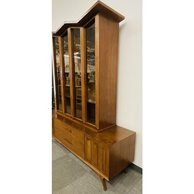 An Irish Mid Century Modern Breakfront, China Cabinet, Showcase ...