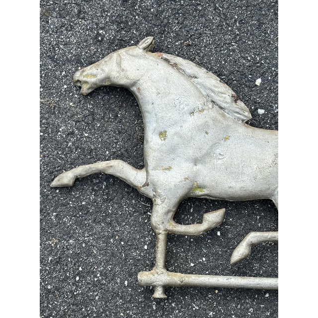 Late 19th Century Zinc Race Horse Weather Vein For Sale - Image 4 of 10