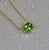 Natural Sapphire Diamond Halo Pendant With Chain 18" 14k YG 3.14 TCW Certified For Sale - Image 9 of 13