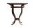 Italian Side Table Wrought Iron With Mirrored Glass For Sale - Image 3 of 7
