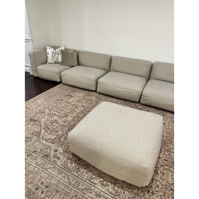 2020s Cassina Mex Cube Modular Sectional Sofa With Matching Ottoman For Sale - Image 5 of 7
