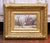 French Pair of 19th Century French Barbizon Pendants Landscape Paintings in Gilt Frames For Sale - Image 3 of 14