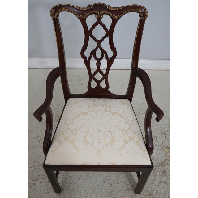 Age: C.2008 Details: Finish no.29 Model 115 Factory Gold Accents High Quality Construction 18 C. Design Chippendale Style...
