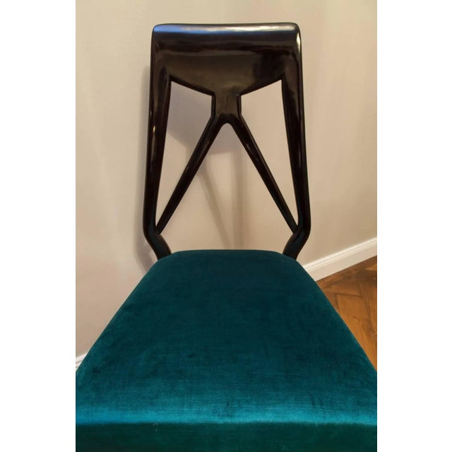 Mid-Century Dining Chairs by Vittorio Dassi, Set of 6 For Sale - Image 4 of 10