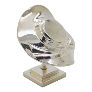 Vintage Italy Handmade Sterling Silver 925 Mannequin Head Hat Display Figurine by Egidio Broggi Milano