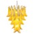 Murano Glass Chandelier with 52 Amber and White Petals from Justfurnituress SRL For Sale - Image 11 of 11