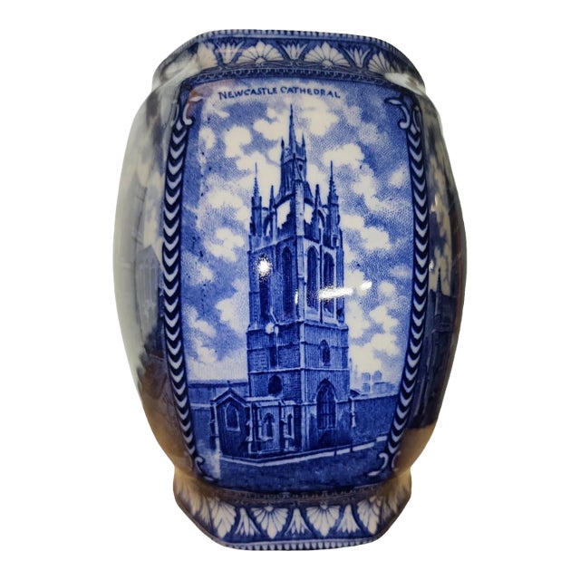 1929 Maling Ware Rington's Tea Caddy For Sale