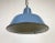 Metal Small Industrial Enamel Pendant Lamp, 1960s For Sale - Image 7 of 13
