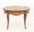 Louis XV Style Kingwood Marquetry Coffee Table, the inlaid top with ormolu mounted rim above four cabriole legs with...