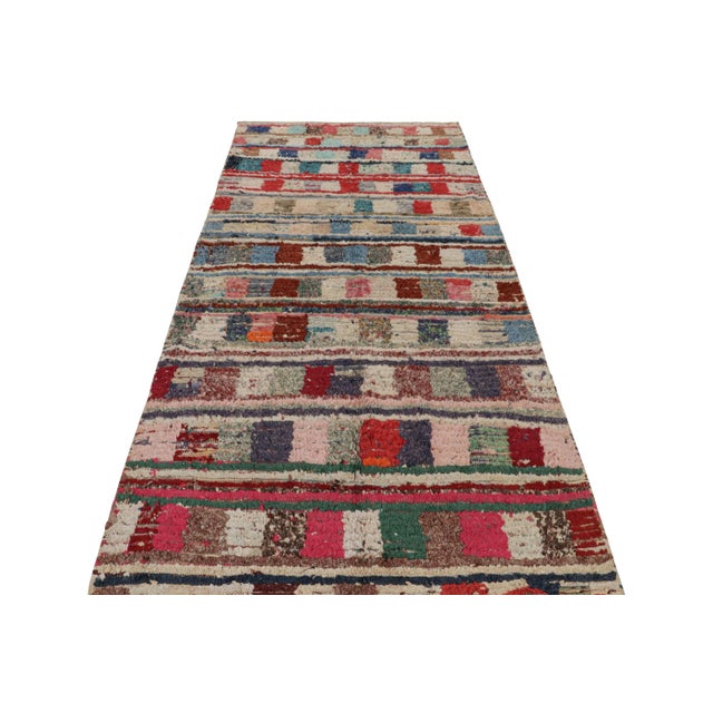 Traditional 1950s Azilal Moroccan Rug With Polychromatic Patterns by Rug & Kilim For Sale - Image 3 of 7