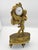 Gilded Bronze Cupid and Time Miniature Clock For Sale - Image 4 of 9