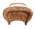 Late 20th Century Vintage Rustic Rattan Ottoman/Custom Upolstery For Sale - Image 5 of 8