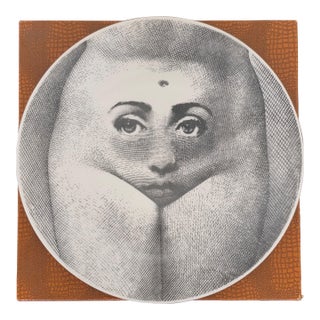Mid-Century Tema E Variazioni Fornasetti #218 Plate For Sale