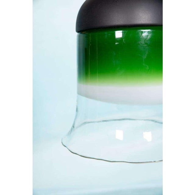 Green Space Age Hanging Light from Peil & Putzler For Sale - Image 8 of 18