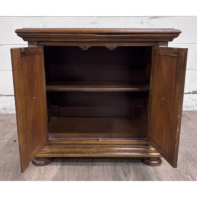Spanish Revival Vintage Mediterranean / Spanish Revival Style Nightstand Bedside End Cabinet For Sale - Image 3 of 9
