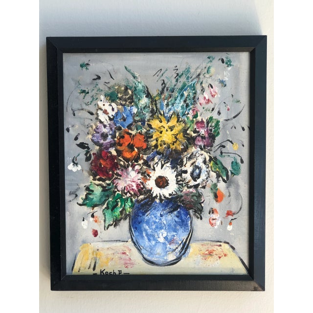 Vintage Impressionist Still Life, Oil on Canvas -- Framed For Sale - Image 13 of 13