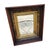 American 19th Century Antique Walnut Mirror Hand Carved Frame With Gilded Inner Trim For Sale - Image 3 of 11