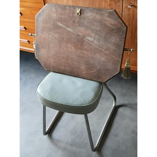 1930s Rare and Authentic Large Art Deco Mirror. For Sale - Image 5 of 8