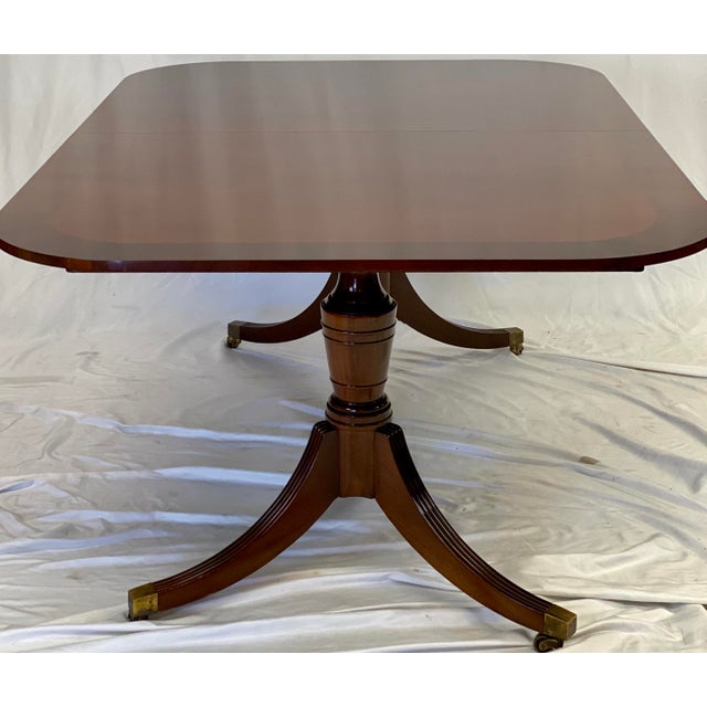 Vintage Mahogany Baker Furniture Historic Charleston Collection Dining