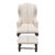 Early 20thc Child's Wing-Back Chair and Ottoman With 19thc Linen Upholstery For Sale
