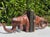 Vintage Oversized Metal Elephant Bookends With Weathered Patina, Pair For Sale In Naples, FL - Image 6 of 9