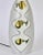 Mid 20th Century Bitossi Hand Painted Three Yellow Stripe Zebra Fish Glazed Ceramic Lamp For Sale - Image 6 of 9