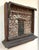 Very unique original signed mixed media Trampe art wall sculpture from 1907. The sign over the door reads in Spanish...