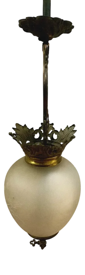 Cut Glass and Bronze Mounted Hall Lantern