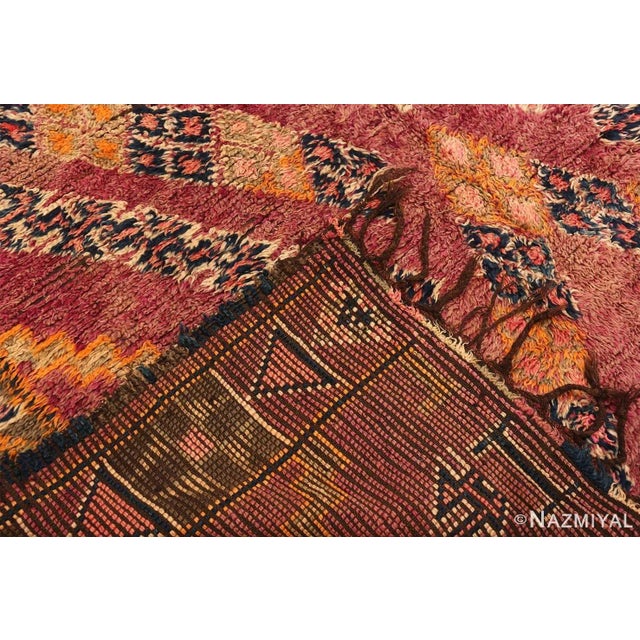 Moroccan Nazmiyal Collection Vintage Folk Art Moroccan Rug For Sale - Image 3 of 8
