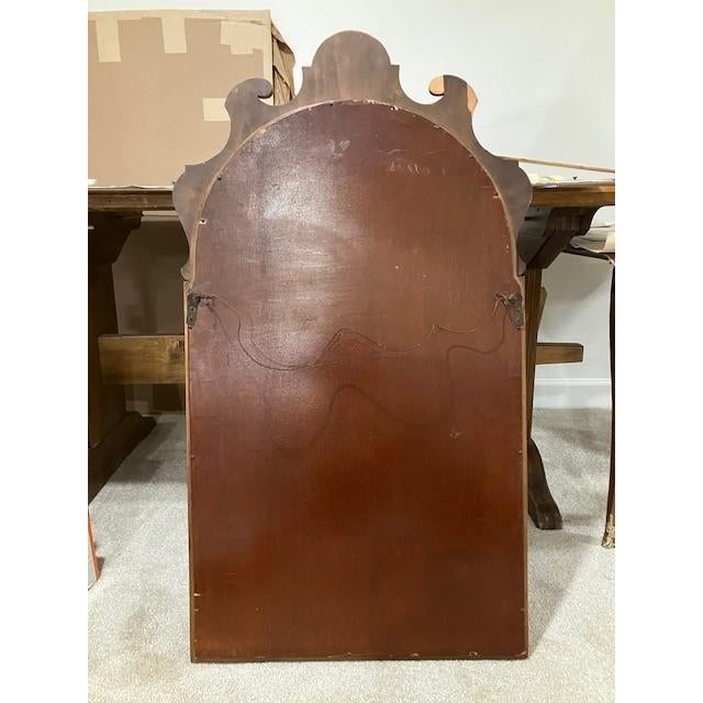 1900 - 1909 Wood Frame Walll Mirror For Sale - Image 5 of 9