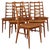 Tan Dining Chairs in Oak & Leather from Niels Koefoed, Denmark, 1960s, Set of 6 For Sale - Image 8 of 8