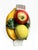 Vintage Genin Trudeau Ceramic Fruit Basket, Hand-Painted Fruit, Made in Portugal For Sale - Image 4 of 6