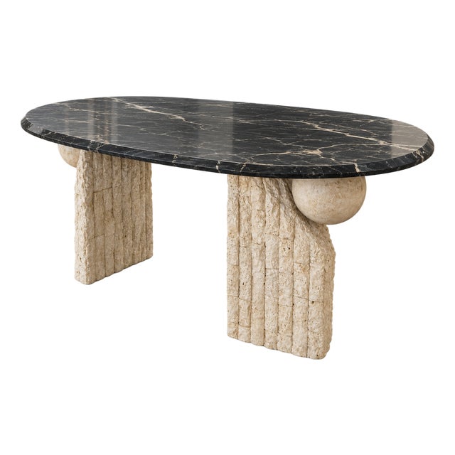Sculptural Contemporary Dining Table For Sale