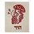 Basya Wuensch-Reiter, Feminist Judaica Linocut Relief Print Basya Wuensch Kabbalah Sefirot Hebrew Art For Sale