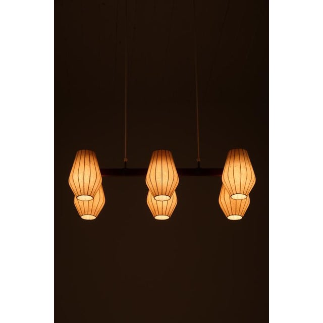 Beige Ceiling Lamp attributed to Hans Bergström, Sweden, 1950s, Set of 2 For Sale - Image 8 of 12