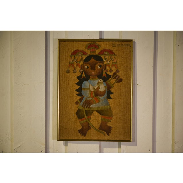 Unknown, 1970s, Canvas, Set of 2 For Sale - Image 3 of 8