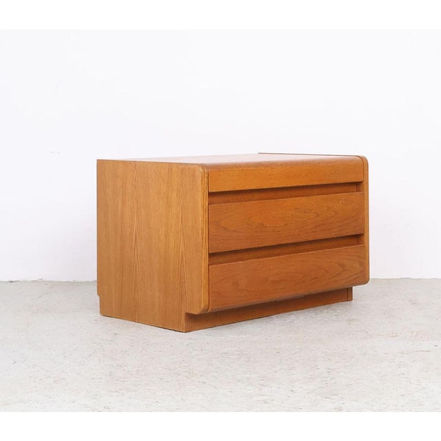 Wood Vintage Oak Bedside Tables from Moser, Germany, 1970s, Set of 2 For Sale - Image 7 of 16
