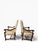 Pair of Pearson Furniture Armchairs – Striped Upholstery & Curved Silhouette For Sale - Image 9 of 15