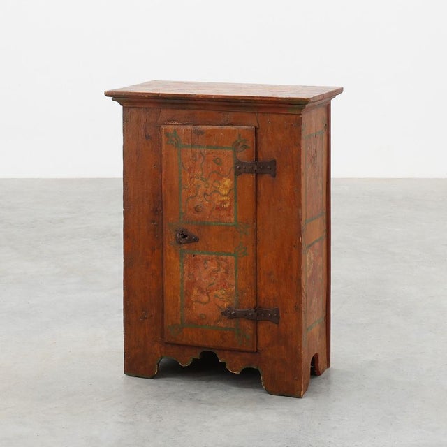 Small Antique 18th Century Oak Cabinet, France For Sale - Image 15 of 15
