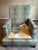 Textile Late 20th Century Baker Furniture Lounge Chair & Ottoman For Sale - Image 7 of 12
