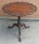 Potthast Bros Hancrafted Chippendale Style Carved Mahogany Tilt Top Tea Table For Sale - Image 10 of 11