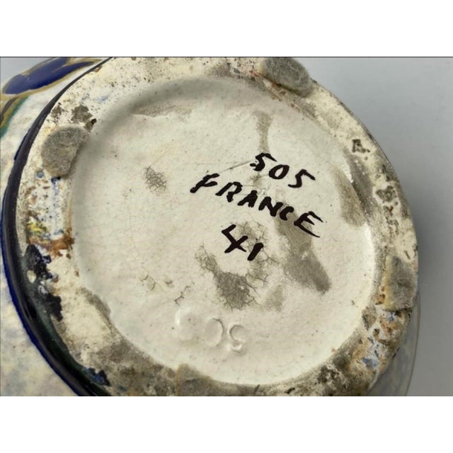 Early 20th Century Louis Fontinelle Art Deco Ceramic Vase For Sale - Image 5 of 5