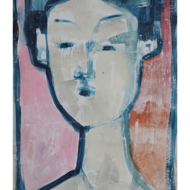 Florentine School Artist, Hidden Portraits XXV, 1990s, Acrylic on Board, Framed For Sale - Image 4 of 10