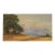 Countryside Barn at Dusk Below Mt. Tamalpais - Original Oil Pastel on Paper by Grace Anna Pfister For Sale